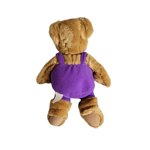 Hallmark Kiss Kiss Bears 10 inch Plush Hold Hands Hearts Valentines Day Lot of 2 - Picture 8 of 9